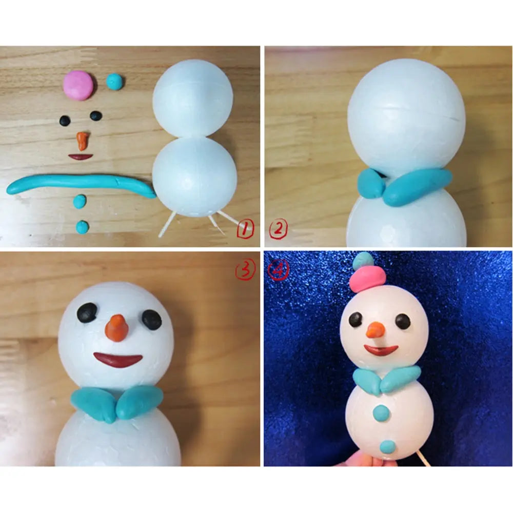 Styrofoam Foam Balls 7cm for DIY Crafts & Party Decorations