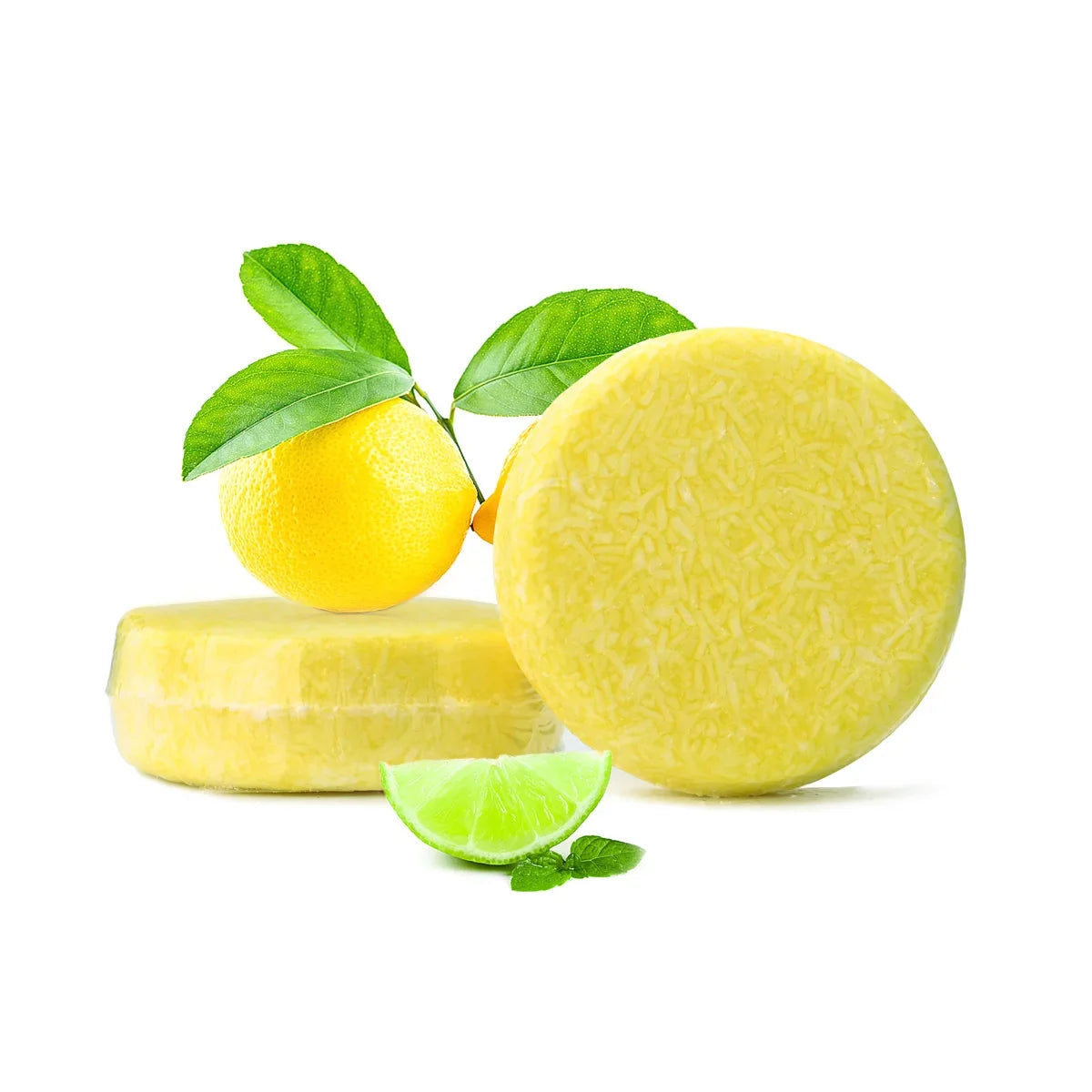 Organic Lemon Solid Shampoo Bar 60g – Moisturizing & Cleansing