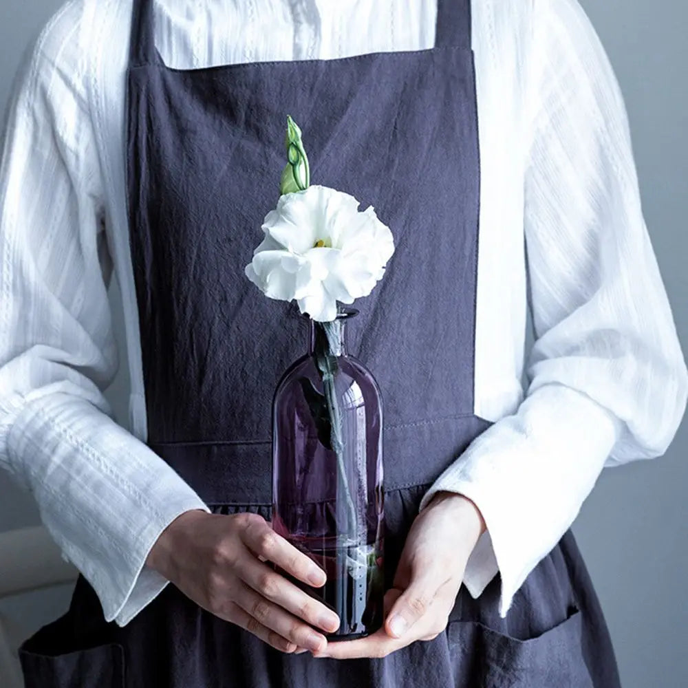 Transparent Glass Flower Vase | Modern Hydroponic Table Decor