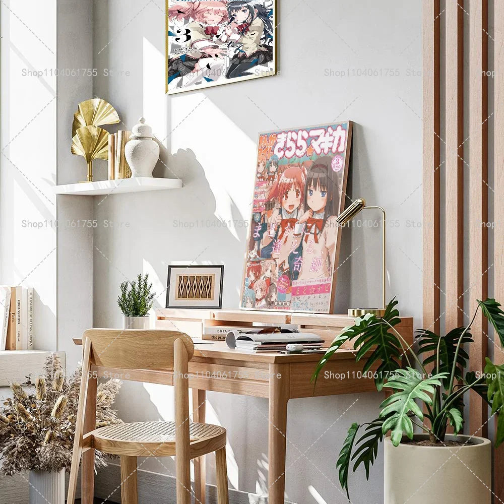 Puella Magi Madoka Magica Anime Wall Poster | Self-Adhesive
