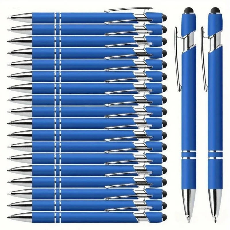 20 Personalized Pens with Stylus | Custom Ballpoint Set