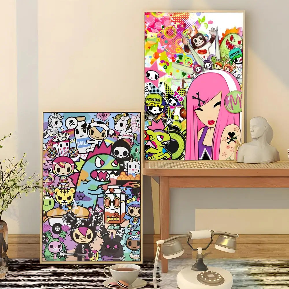 Tokidoki Fashion Poster HD Waterproof Wall Stickers | Décor