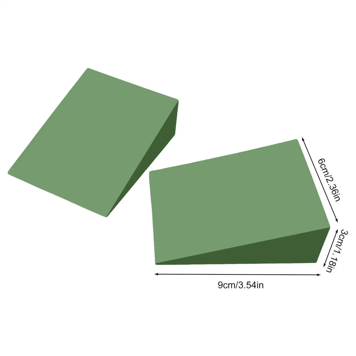 EVA Foam Squat Wedge Blocks – Yoga Slant Board Pair