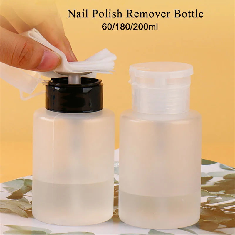 Refillable Nail Polish Remover Pump Bottle – 60ml & 180ml