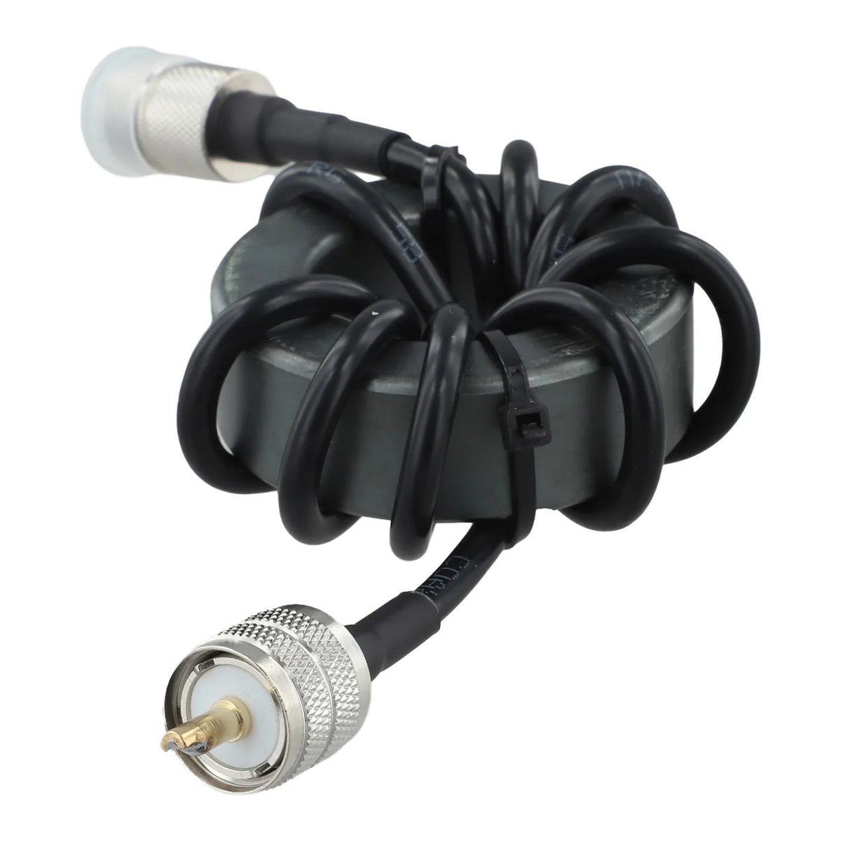1.8–30MHz HF Shortwave Choke Coil Magnetic Ring | M Male Female