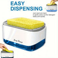 2-in-1 Kitchen Soap Dispenser & Sponge Holder | Large Capacity