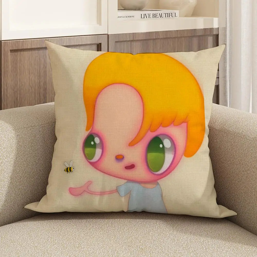 Javier Calleja Linen Cushion Cover | Sofa & Bedroom Décor
