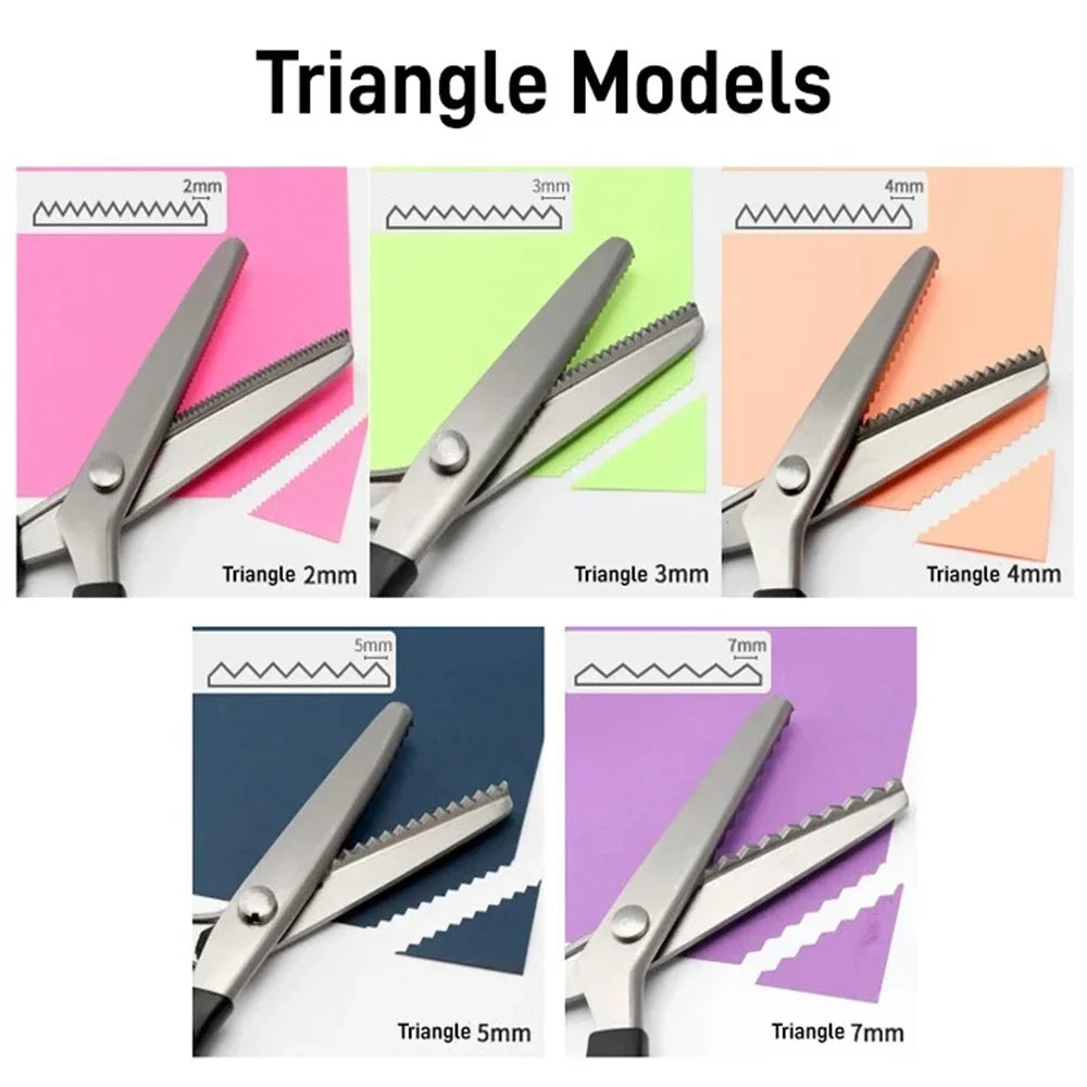 Zigzag Pinking Shears – Stainless Steel Fabric & Lace Scissors