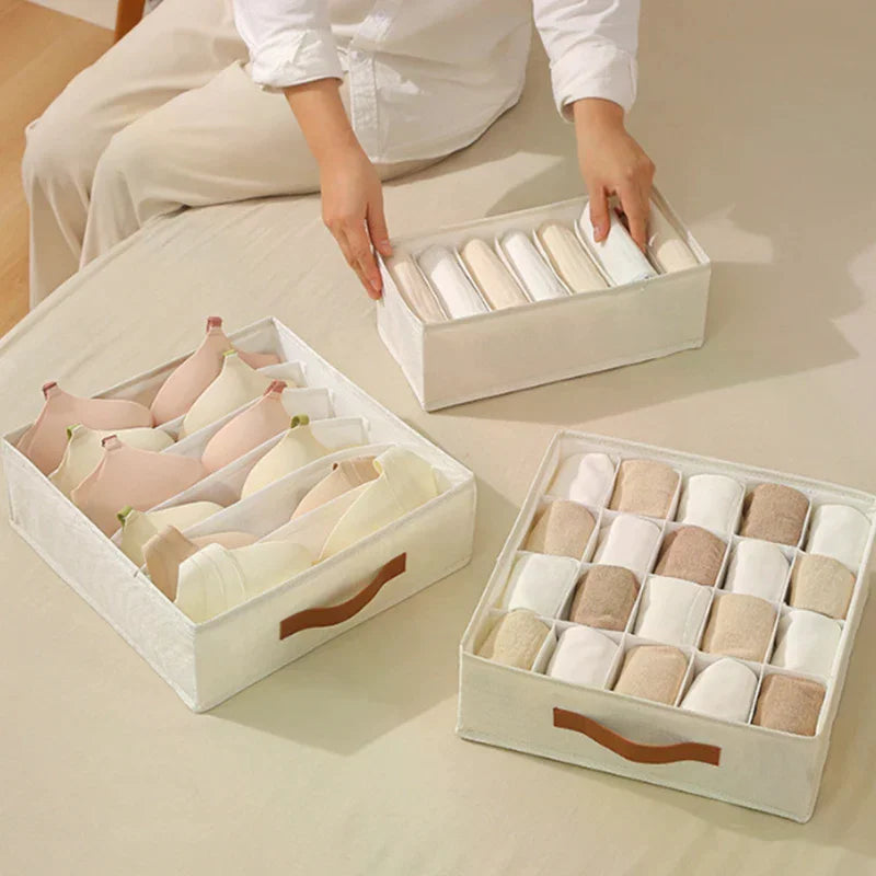 Folding Fabric Pants Storage Organizer & Drawer Divider