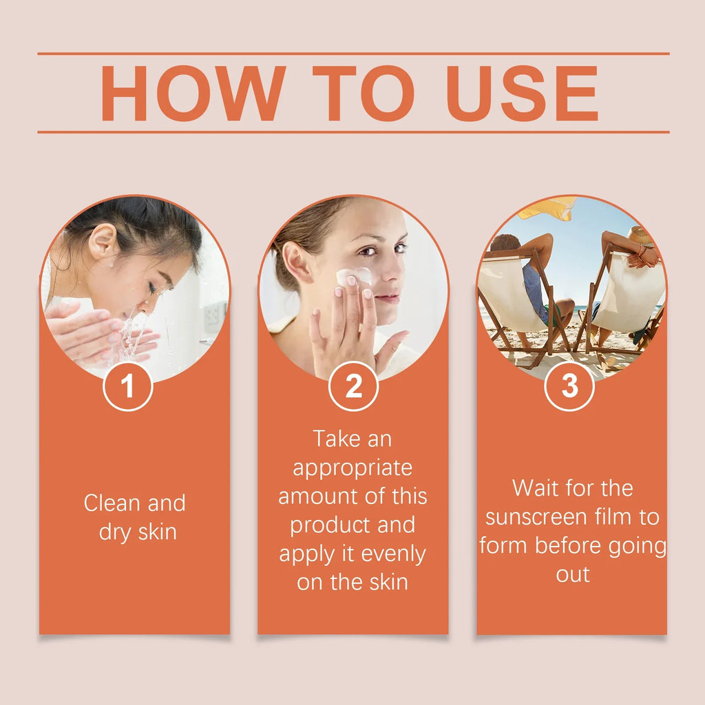 Ouhoe SPF30+ Facial Body Sunscreen | UV Protection 80g