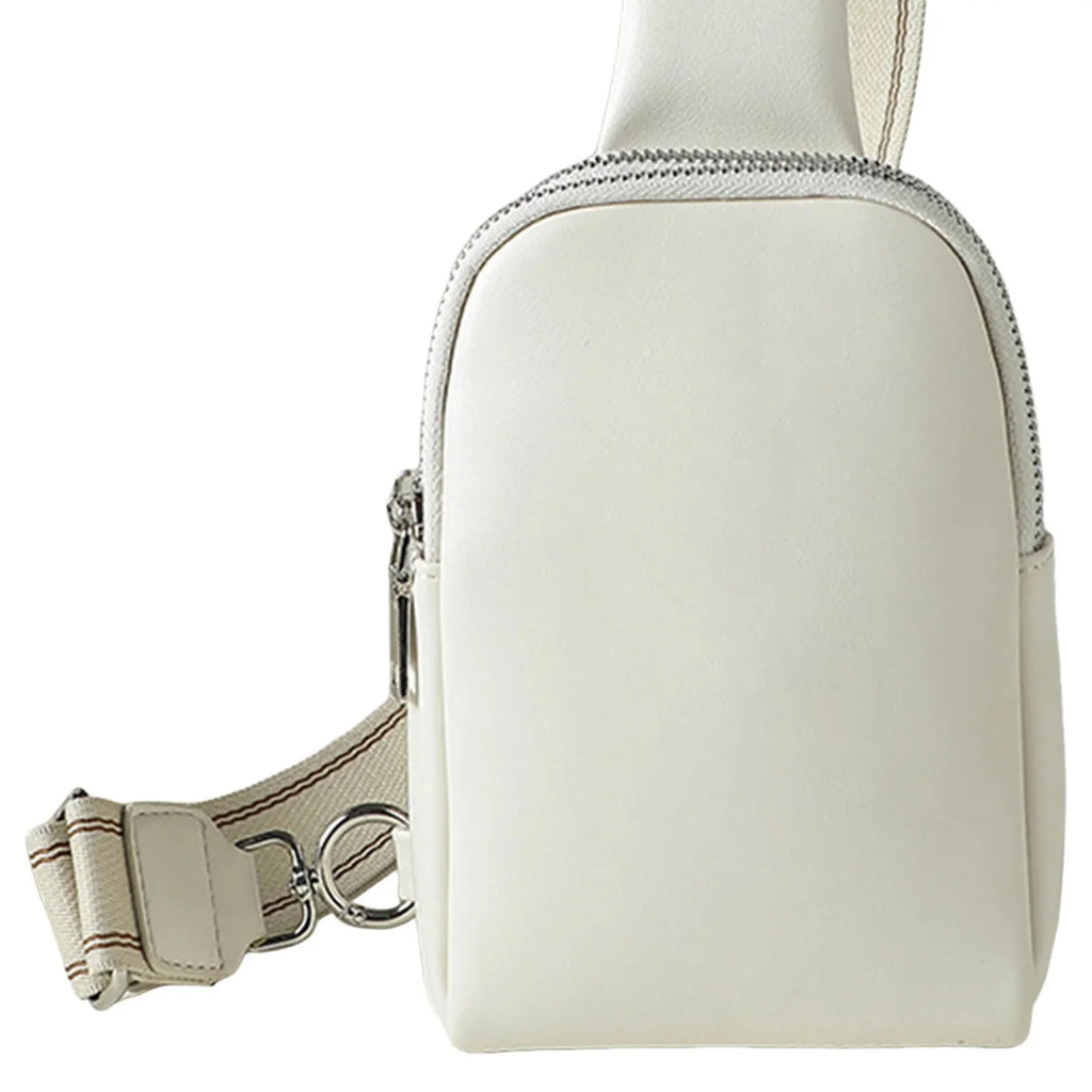 Women's Mini PU Leather Crossbody Bag | Adjustable Strap