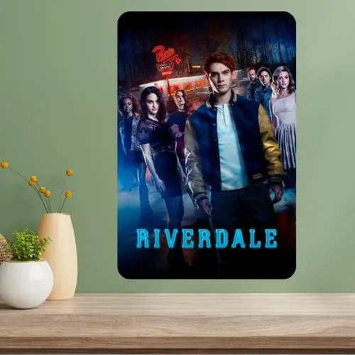 Riverdale Metal Poster Sign – Retro Aluminum TV Show Wall Art