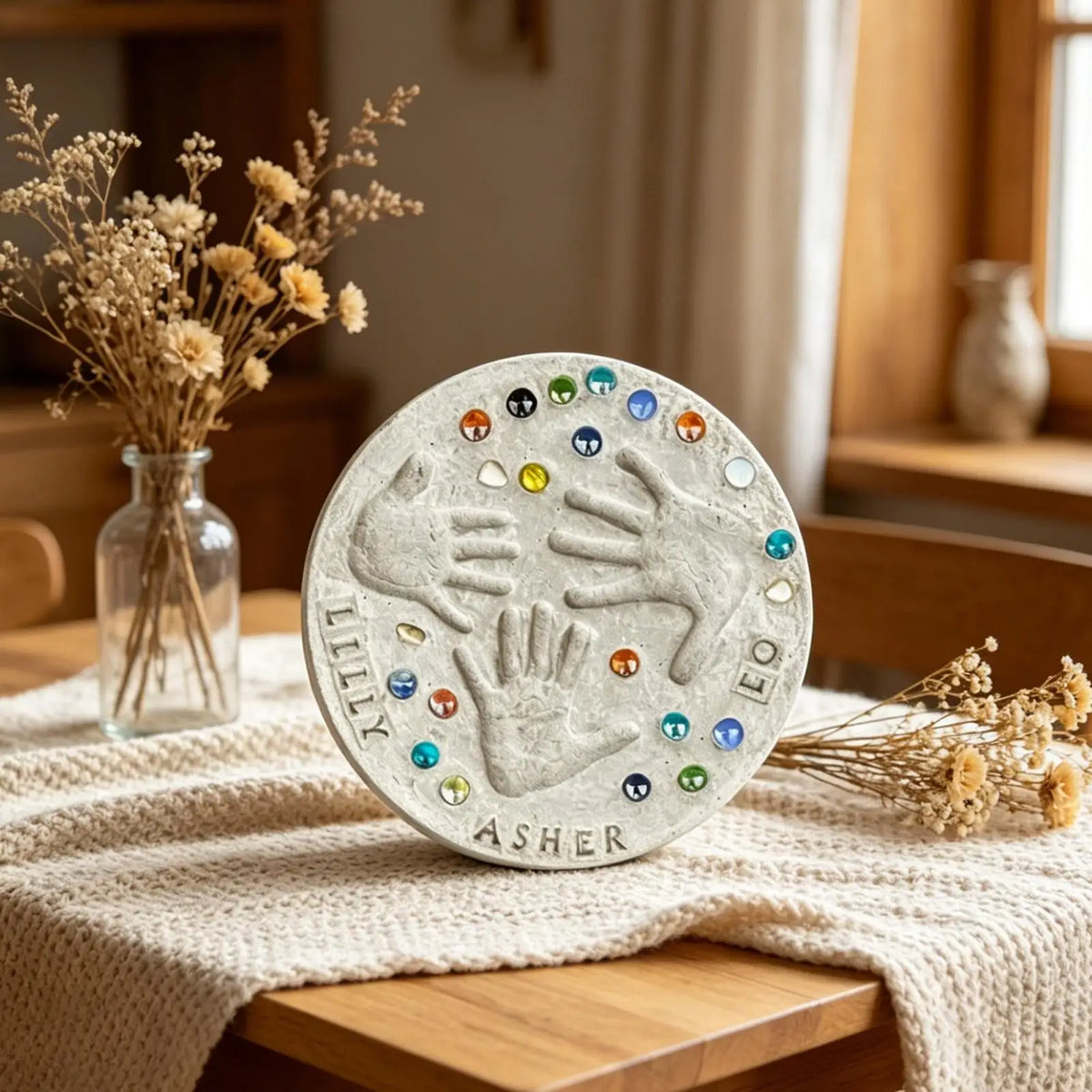DIY Handprint Stepping Stone Kit – Family Garden Keepsake