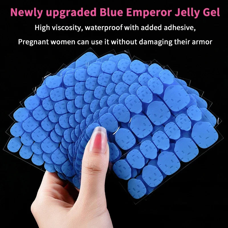 5-Pack False Nail Adhesive Jelly Glue Tabs | Waterproof