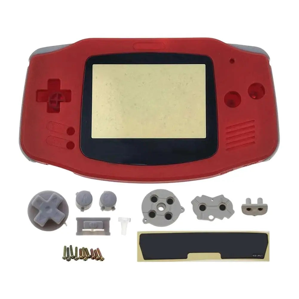 GBA Replacement Shell Kit | Custom Transparent Game Boy Advance Case