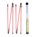 Collapsible Golf Alignment Sticks & Swing Trainer Set