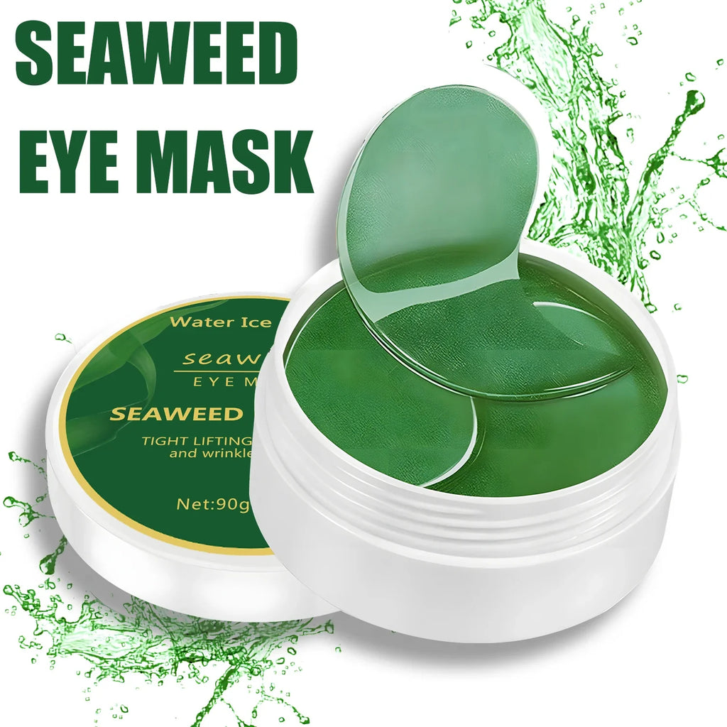 60pc Seaweed Hyaluronic Acid Collagen Eye Mask Patches