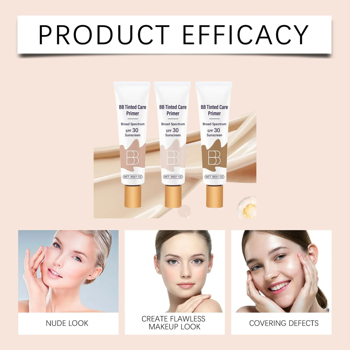 Sunscreen BB Cream – SPF Concealer & Skin Barrier