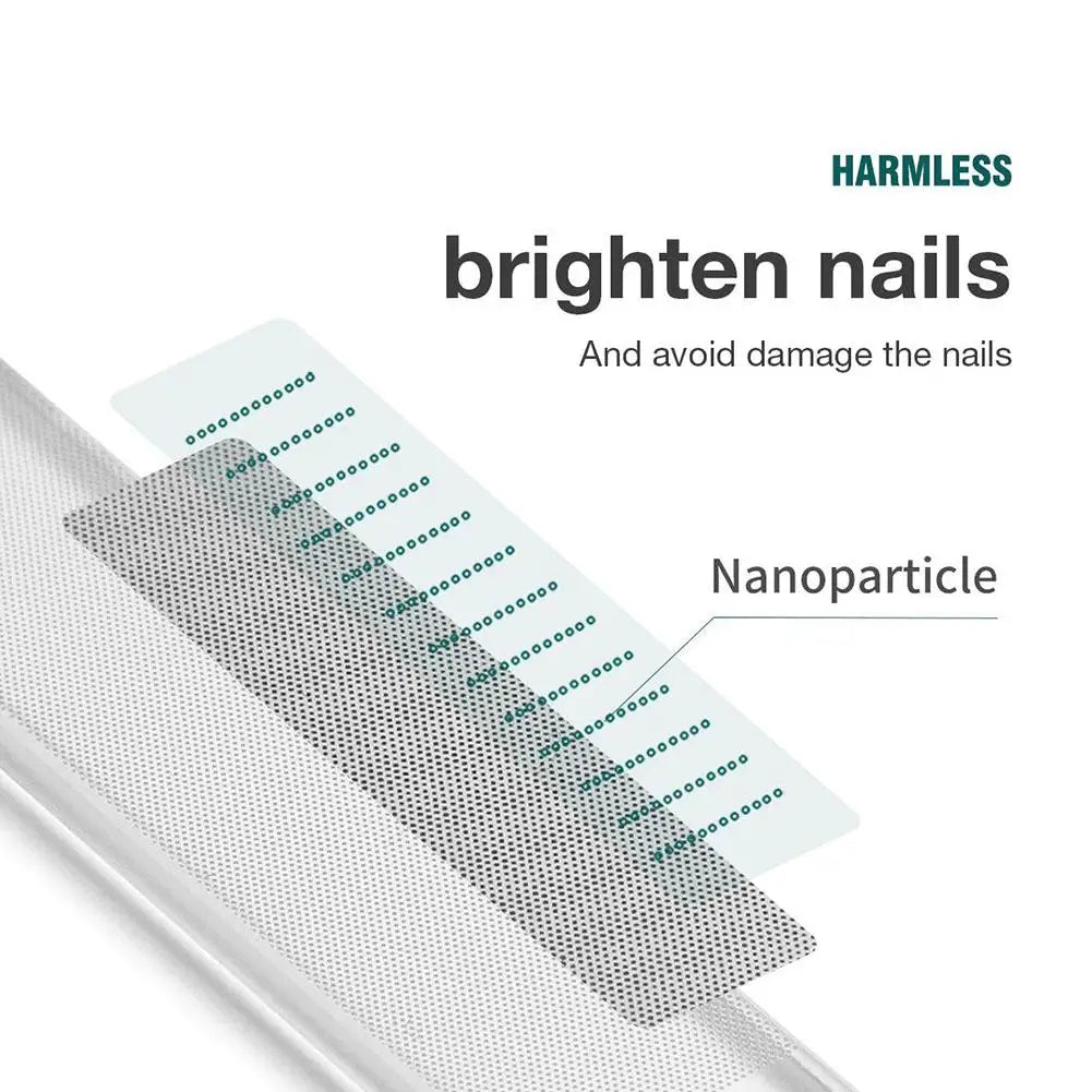 1 3 Washable Nano Glass Nail Files Professional Polishing Manicure