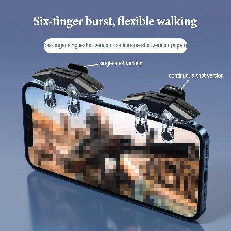 JS65 Six-fingered Chicken-eating Artifact Mobile Phone Auxiliary Gun
