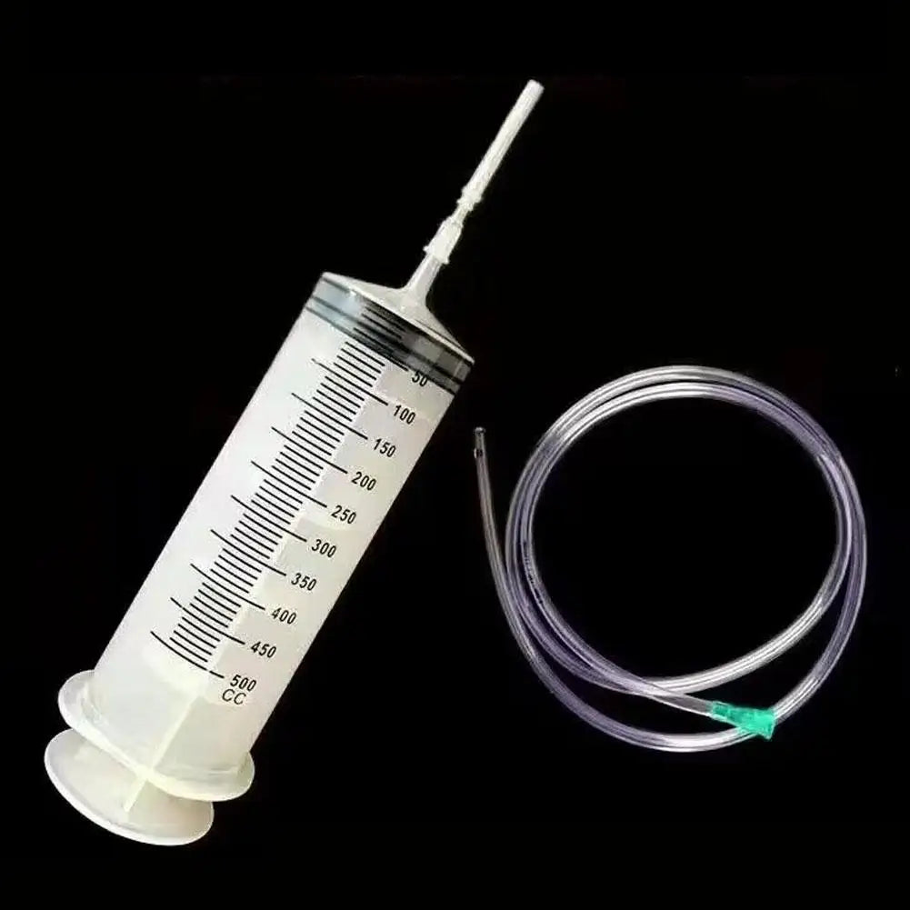 500ml Syringe Oil Transfer Pump with 1m Hose | Car & Industrial