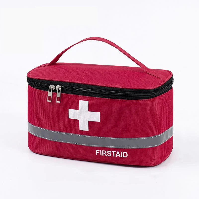 Portable First Aid Storage Bag – Travel & Home Medicine Organizer