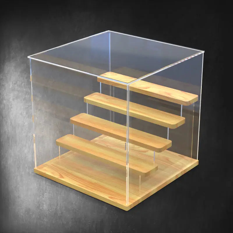 Acrylic Dust Cover Display Rack – Anime Figure & Jewelry Organizer