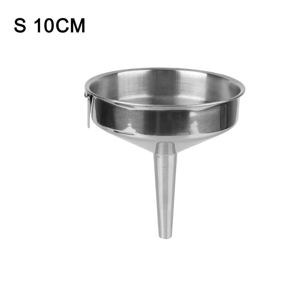 Stainless Steel Wide Mouth Funnel for Canning, Oil & Bar