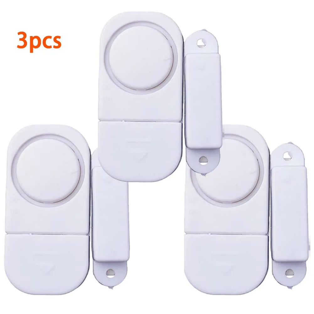 Wireless Door & Window Alarm Sensor – 90dB Magnetic Alert