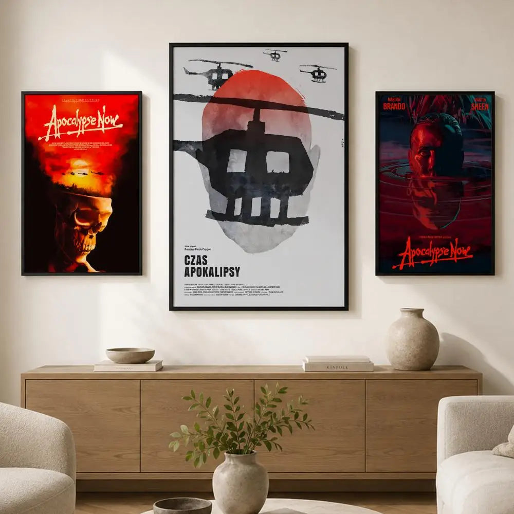 Four Horsemen Apocalypse Peel-and-Stick PVC Wall Poster HD Art