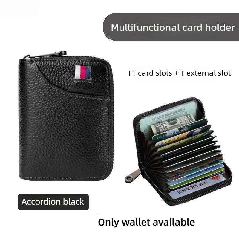 Slim PU Leather Mini Wallet – Unisex Card Holder Purse