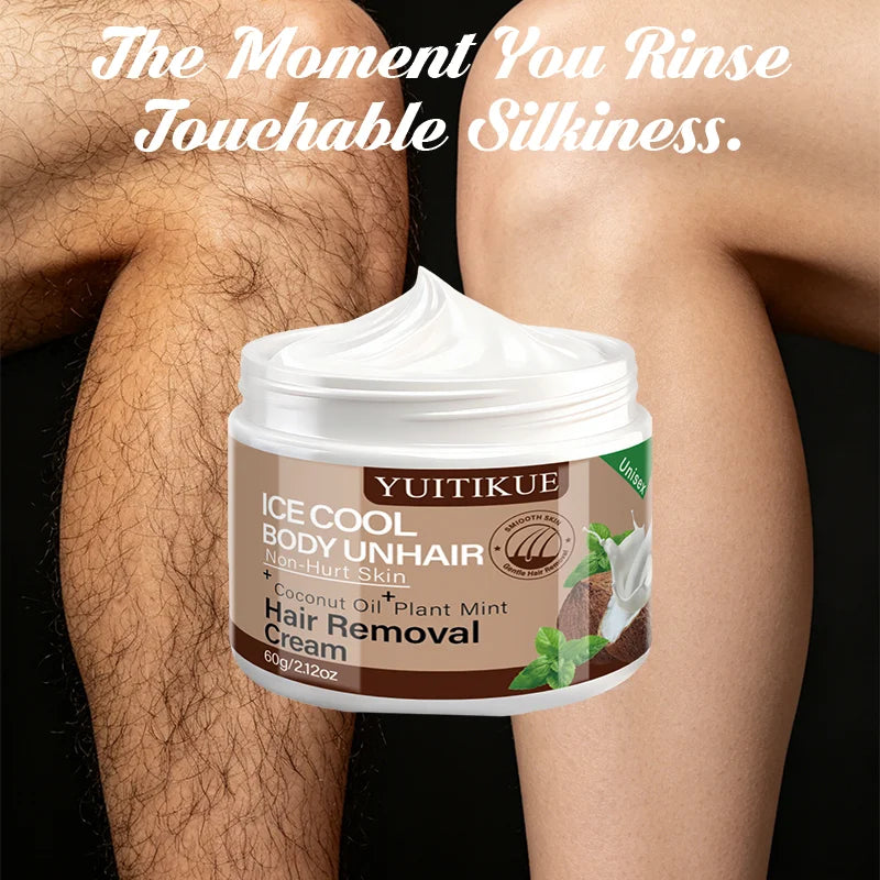 YUITIKUE Ice Cool Mint Hair Removal Cream – Silky & Gentle