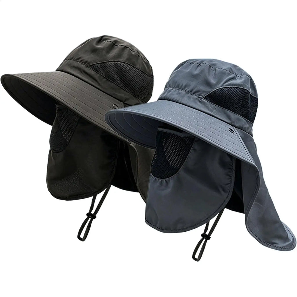 UPF 50+ Fishing Hat | Wide Brim Neck Flap Sun Hat