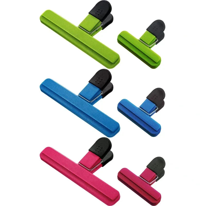 Large Plastic Bag Clips Set – Assorted Sizes for Food Storage