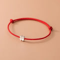 S925 Sterling Silver Flower Clover Charm Bracelet for Women