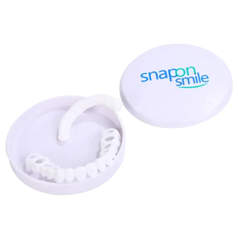 Snap-On Teeth Veneers | Temporary Cosmetic Smile Cover Set