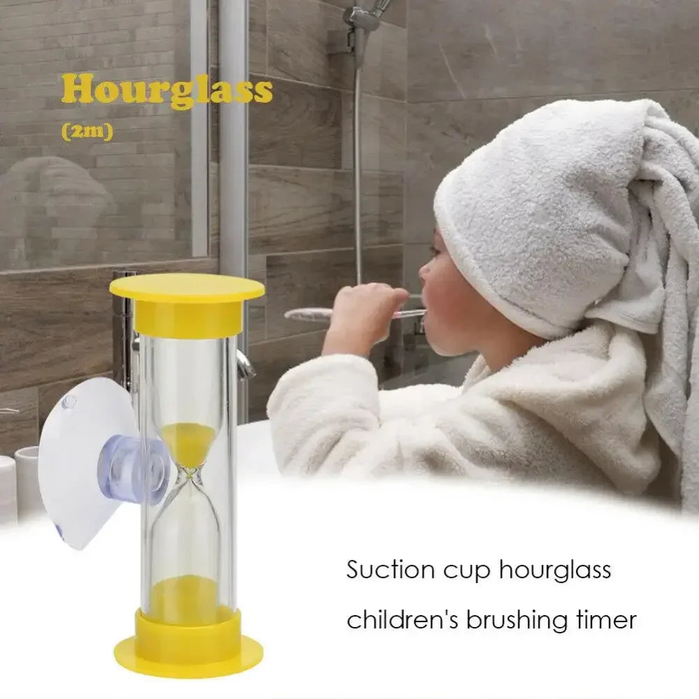 Kids' Sand Timer Hourglass – 2/3 Min Toothbrush & Game Clock