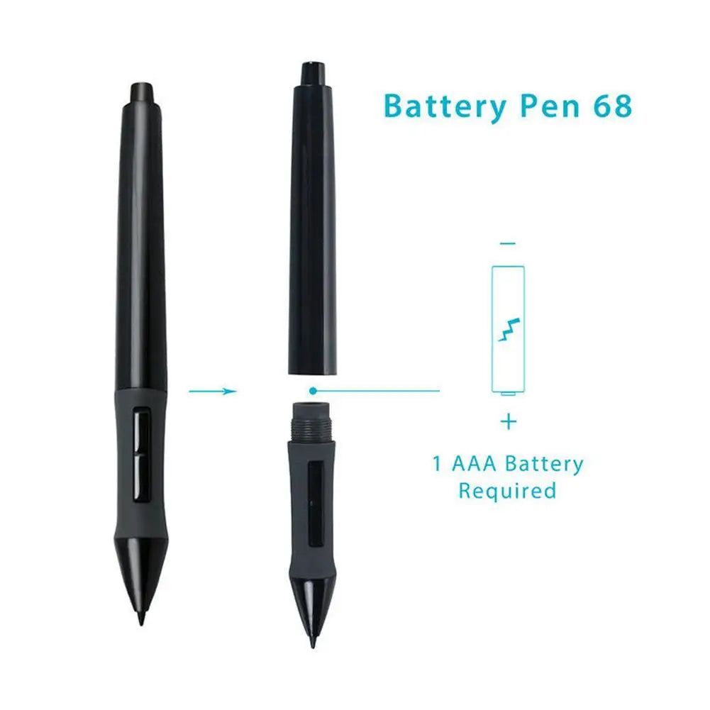 Huion P68 Wireless Stylus Pen – 2048 Pressure for 420 H420