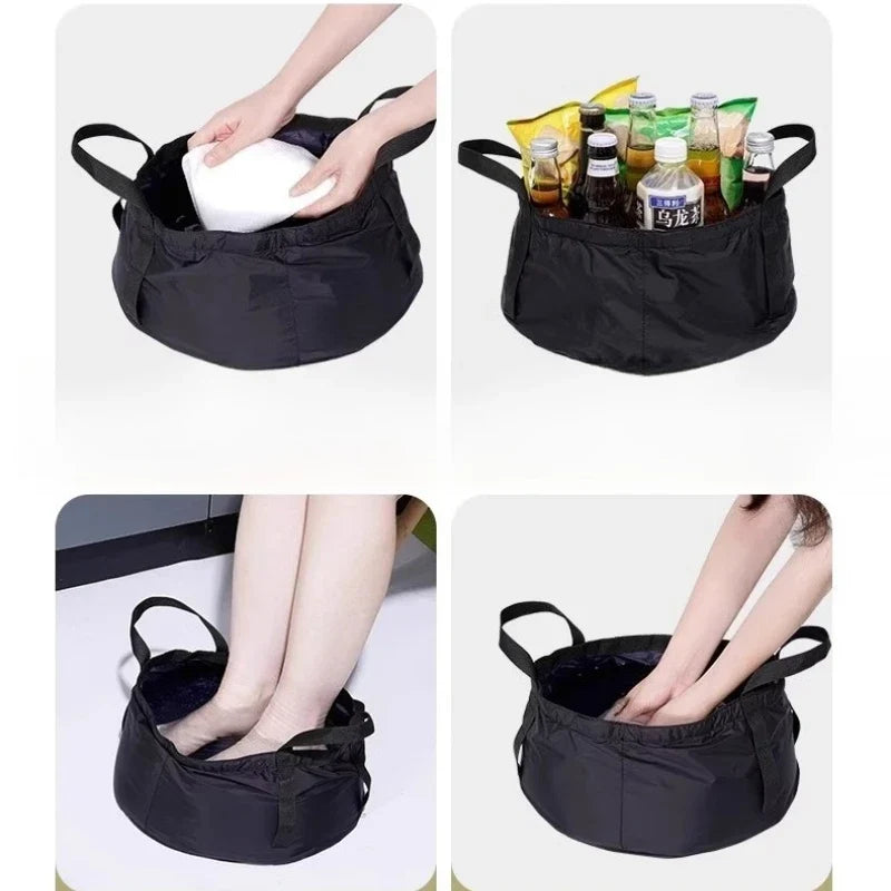 Portable Folding Basin 8.5L – Camping & Travel Wash Bowl