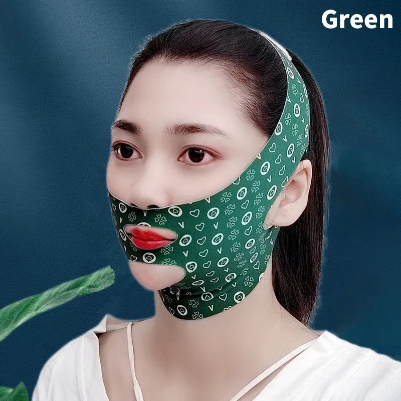 V-Line Face Lifting Band – Breathable Chin Slimming Strap