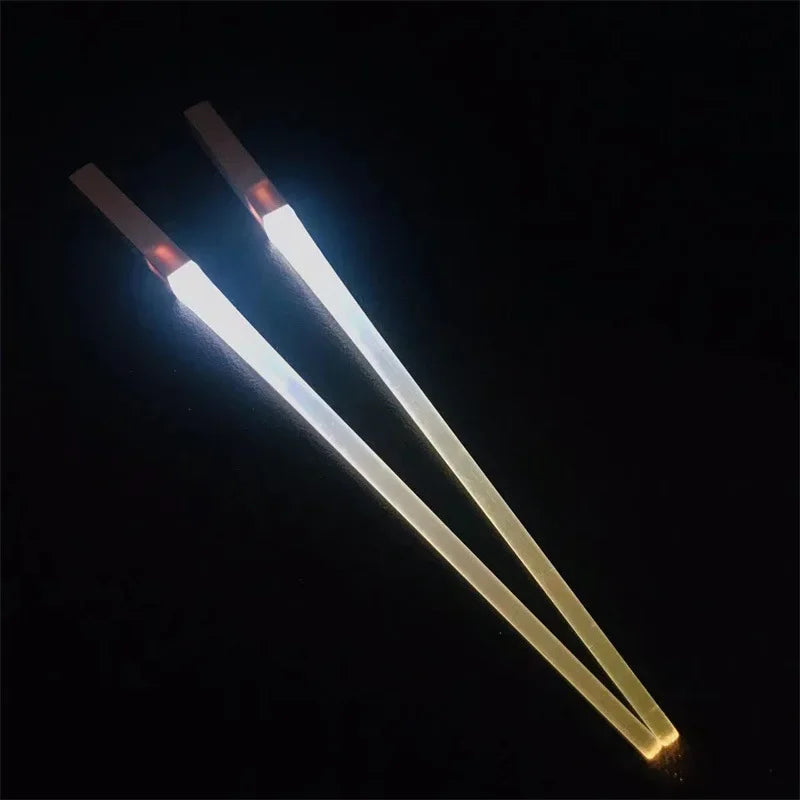 Chop Sabers Lights Up Lightsaber Chopsticks Luminous Night Tableware