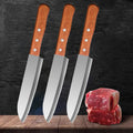 Japanese Chef's Knife – Stainless Steel Cleaver & Boning Knife