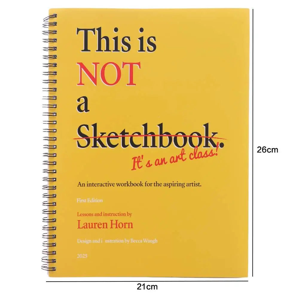Interactive Art Drawing Workbook – Hardcover Sketchbook Guide