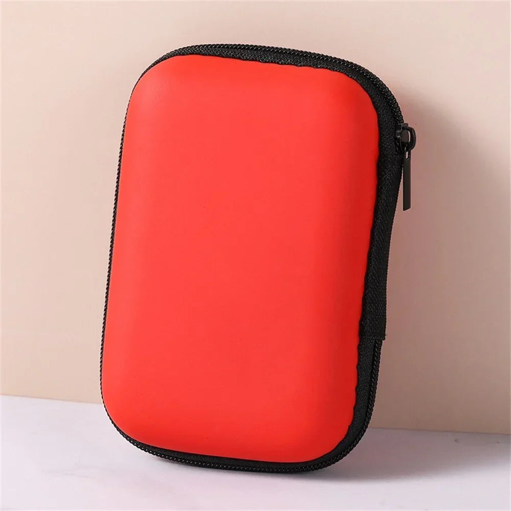 Portable EVA Zipper Bag for Cables, Charger & USB Travel Case