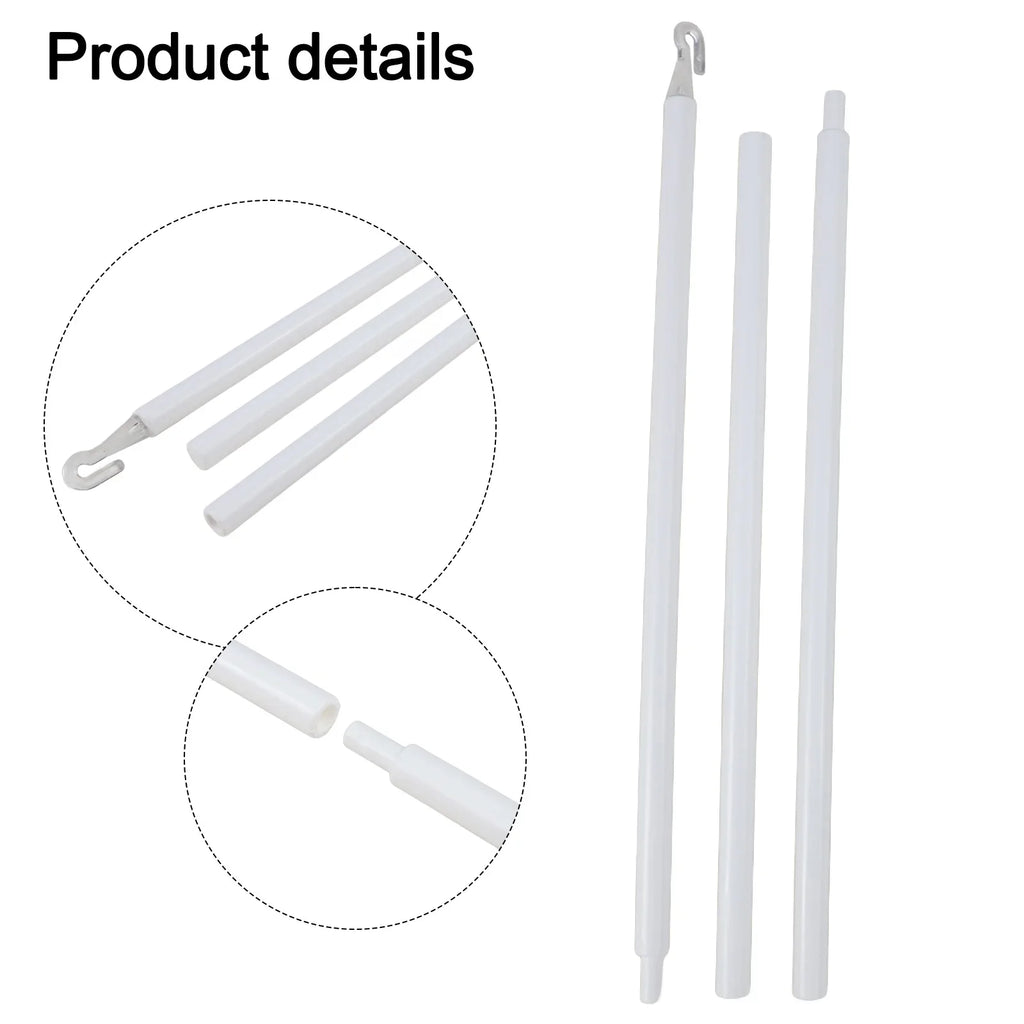 89cm Adjustable Blind Pull Rod | PP Lightweight Multi-Stage Lock