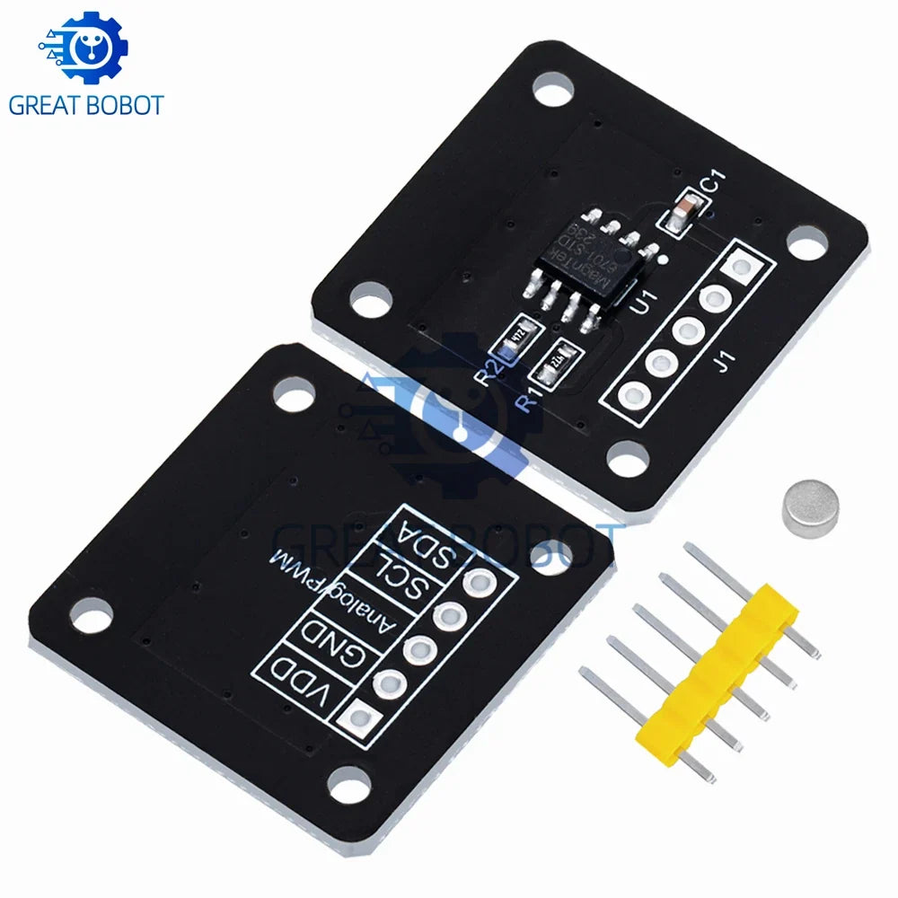 MT6701 14-Bit Magnetic Encoder Angle Sensor Module
