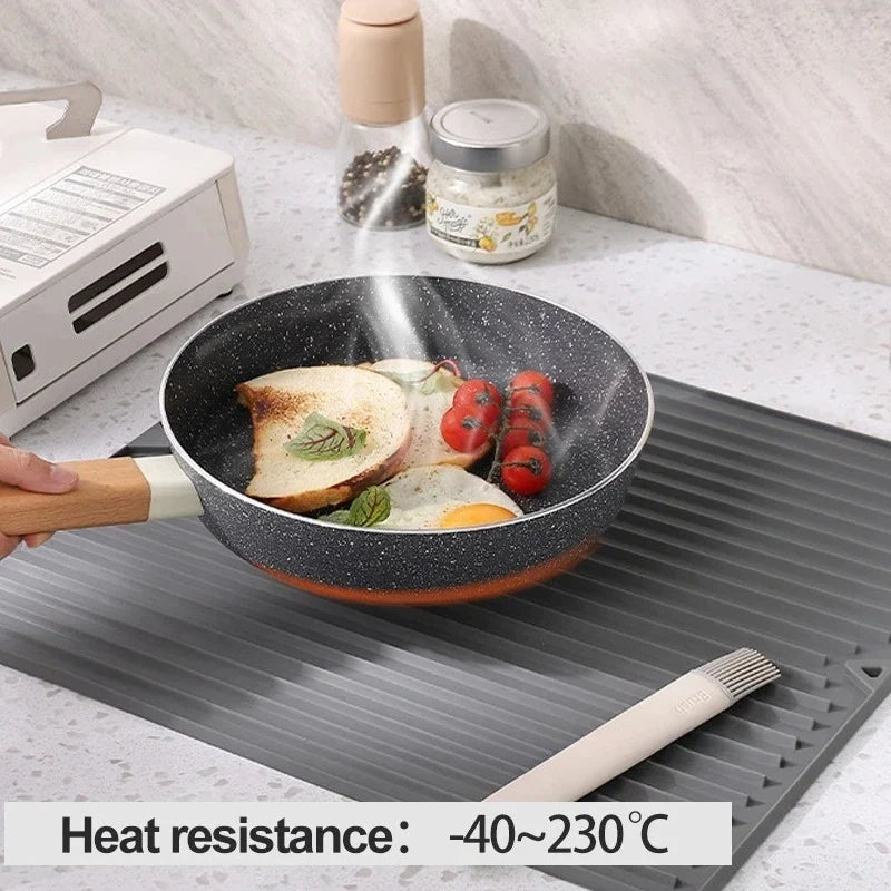 Silicone Dish Drying Mat | Food Grade, Heat Resistant Kitchen Mat