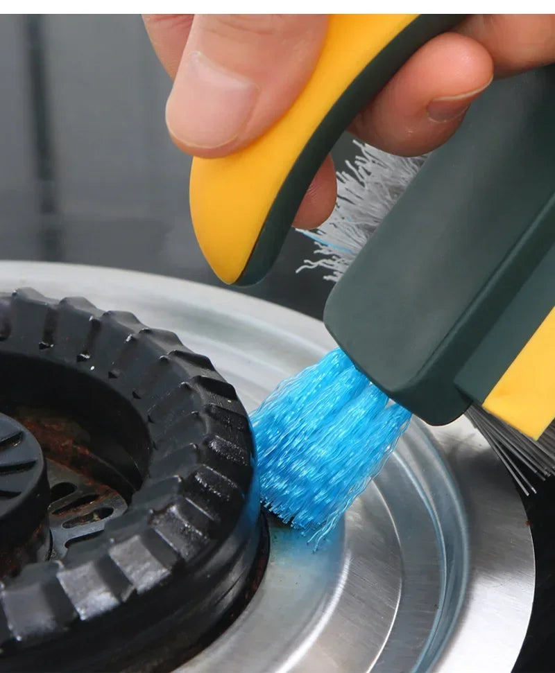 4-in-1 Grout & Gap Cleaning Brush | Tile & Bathroom Scrubber