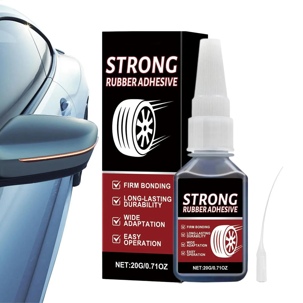 Quick-Dry Rubber Glue Sealant | Strong Bonding for Auto & Crafts