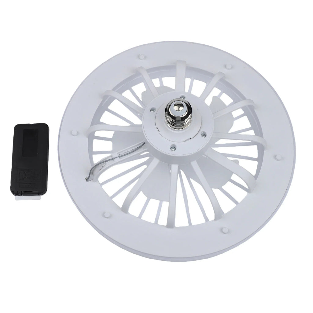 E27 Household Energy-saving Fan Bulb Living Room Remote Control Screw